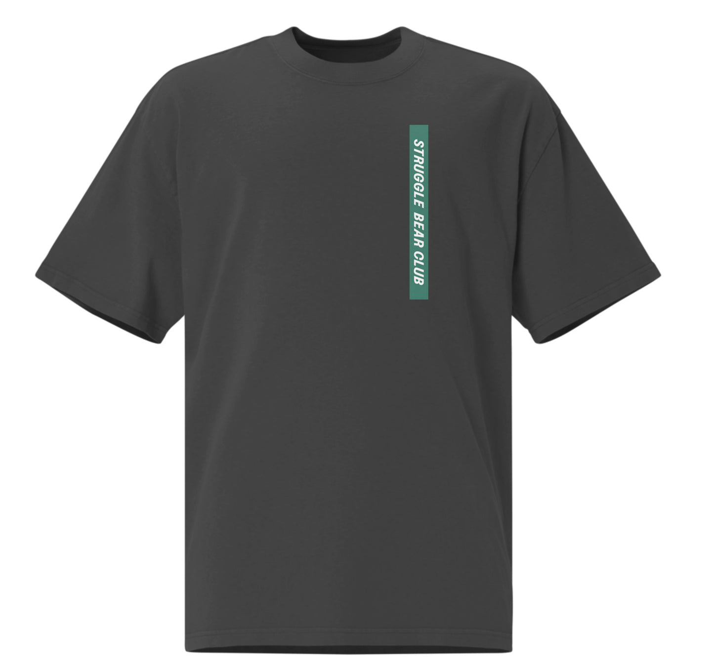 Oversized faded t-shirt-StruggleBear