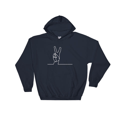 Peace Hooded Sweatshirt-StruggleBear
