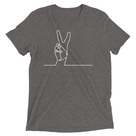 Women's Peace Short Sleeve T-Shirt-StruggleBear
