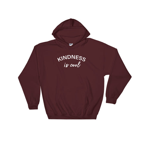 Kindness Is Cool Hooded Sweatshirt-StruggleBear