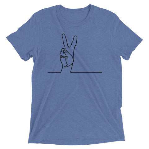 Women's Peace Short Sleeve T-Shirt-StruggleBear